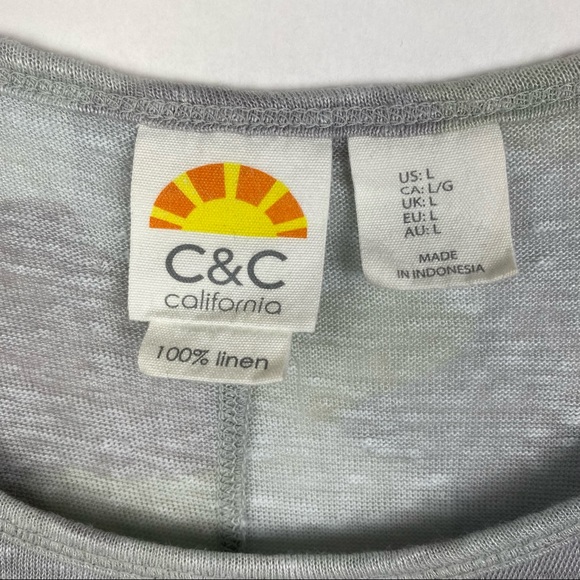 C&C California Linen Camo Shirt - Picture 3 of 5